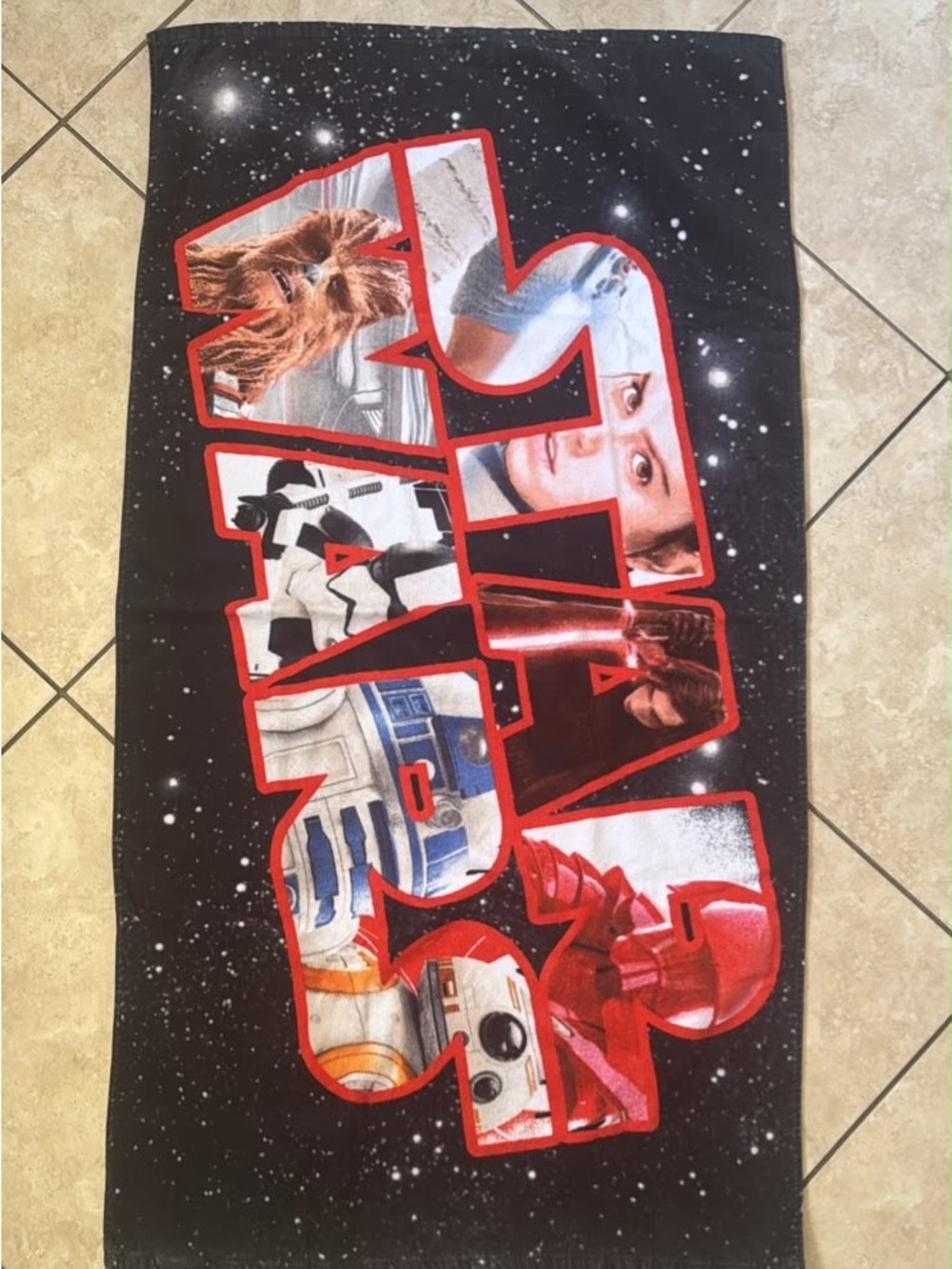 Disney Star Wars Black and Red Character Graphic Print